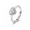 Zarkan First Love Silver Solitaire Ring