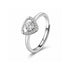 Zarkan First Love Silver Solitaire Ring
