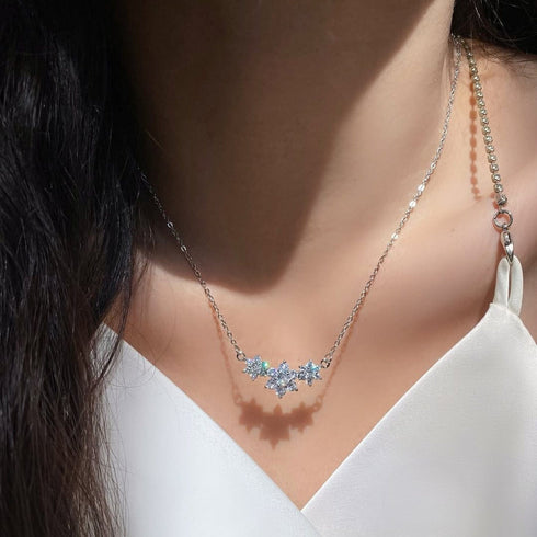 Hallmark Silver Spring Flower Necklace