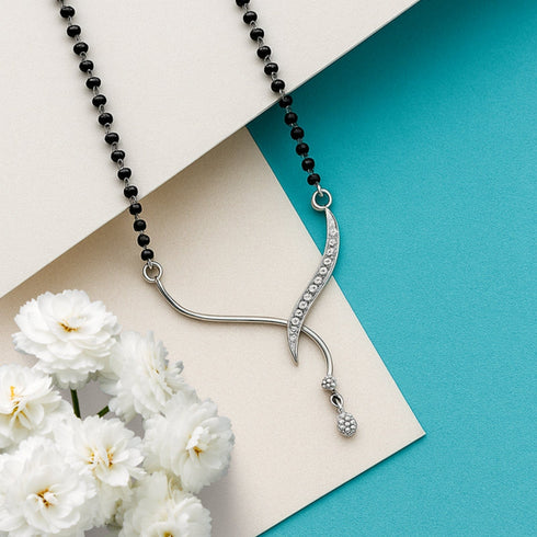 Zarkan 925 Silver Elegant Mangalsutra