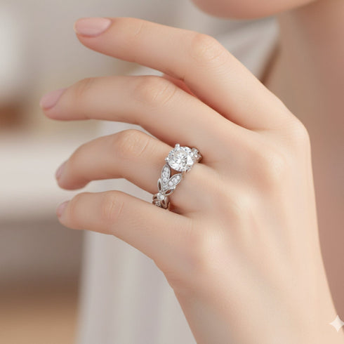 Hallmark Silver Princes White Crown Sterling Ring