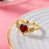 Hallmark Silver Heart’s Desire Red Garnet Ring
