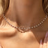 Hallmark Silver Minimal Party Wear Necklace