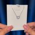 Hallmark Silver Holo Twinkle Minimal Pendant