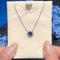 Hallmark Silver Minimal Zircon Pendant