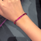 Hallmark Silver Ruby Tennis Bracelet