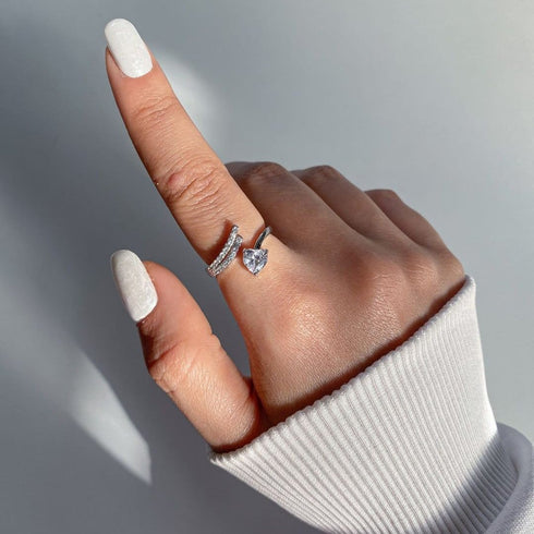 Hallmark Silver Sterling Heart Ring