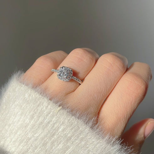 Hallmark Silver Shining Aura Ring