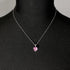 Hallmark Silver Marine Pink Heart Pendant