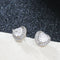 Zarkan 925 American Diamond Heart Shaped Earrings
