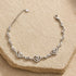 Zarkan 925 Silver Minimal Heart Link Bracelet