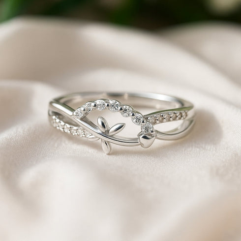 Zarkan The Butterfly Flow Silver Ring