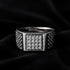 Zarkan 925 Silver American Diamond Ring For Men