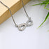 Zarkan 925 Silver Infinity Heart Pendant