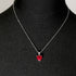 Hallmark Silver Marine Ruby Heart Pendant