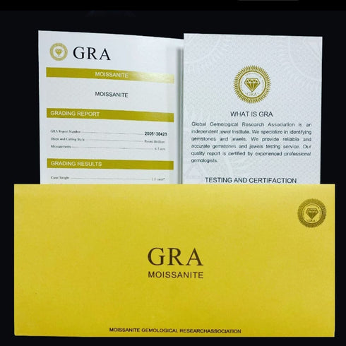 1.2 Carat Moissanite Diamond Glow Heart 925 Silver Ring for women - Free Size