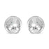 Zarkan Red Delight Dot Silver Earring