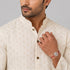 Zarkan OM Ganesha Pure Silver Rakhi With Roli Chawal