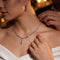 Hallmark Silver Elegance Ice Blue jewellery Set