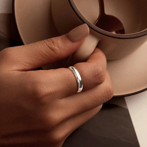 Zarkan 925 Silver  Adjustable Band For Her