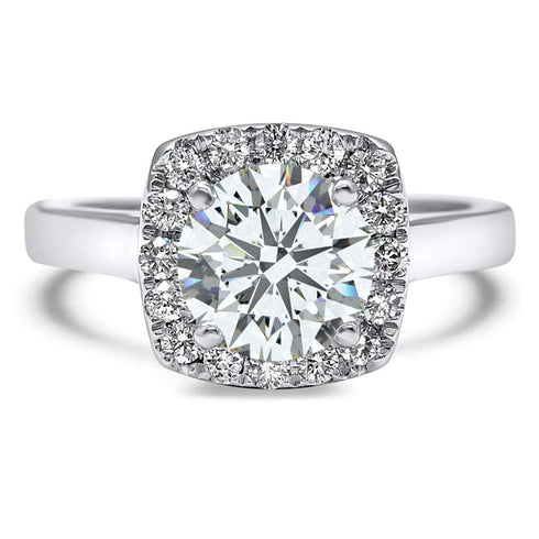 Zarkan 925 Round Diamond Engagement Ring For Women