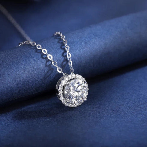 Hallmark Silver American Diamond Round Rays Ring And Pendant Gift Set