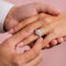 Zarkan American Diamond Round Rays 925 Silver Ring