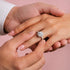 Zarkan American Diamond Round Rays 925 Silver Ring