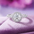 Zarkan American Diamond Round Rays 925 Silver Ring
