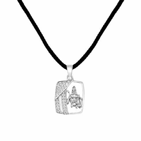 Zarkan Silver Hanuman Ji Pendant