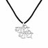 Zarkan 925 Silver Radhe Radhe Pendant