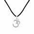 Zarkan 925 Silver OM Trishul Pendant