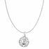 Zarkan 925 Silver Om Shiva Pendant With Chain