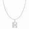 Zarkan Religious Pure Silver Om Pendant With Chain
