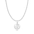 Zarkan 925 Silver Khanda Pendant With Chain