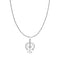 Zarkan 925 Silver Sikh Khanda Pendant With Chain