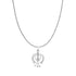 Zarkan 925 Silver Sikh Khanda Pendant With Chain