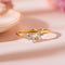Hallmark Silver Elegance Minimal Gold Plated Ring