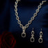 Hallmark Silver Midnight Sapphire Royal Jewellery Set