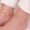 Hallmark Silver Fashionable Butterfly & Pearl Design Anklet For Women