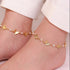 Hallmark Silver Fashionable Butterfly & Pearl Design Anklet For Women
