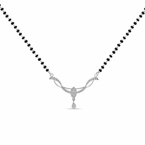 Zarkan 925 Silver Minimal Mangalsutra