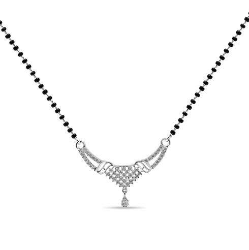 Zarkan 925 Silver Minimal Mangalsutra