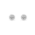 Zarkan 925 Silver American Diamond Solitaire Pendant Set
