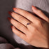 Hallmark Silver Leaf Grace Sterling Gold Plated Ring