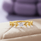 Hallmark Silver Evergreen Gold Plated Ring