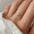 Hallmark Silver Sterling Minimal Gold Plated Ring