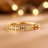 Hallmark Silver Minimal Gold Leaf Ring