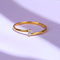 Hallmark Silver Minimal Daily Wear Gold Plated Ring