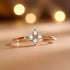 Hallmark Silver Sterling Gold Plated Ring